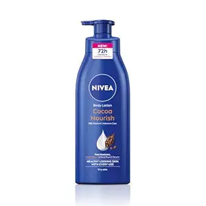NIVEA Cocoa Nourish 200ml Body Lotion with Deep Moisture Serum| 48 H Moisturization | With Cocoa Butter & Coconut Oil | Non Greasy & Healthy Looking Skin |For Very Dry Skin