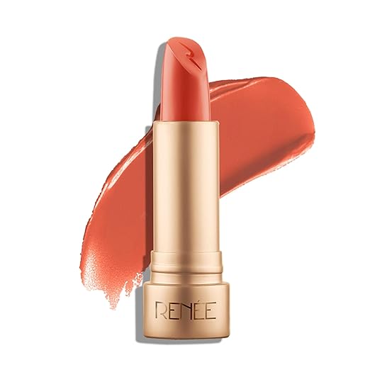 RENEE H2O Hydrating Creme Lipstick-Ruby Haze, Super Glossy, Lightweight, Non-drying & Hydrating, Easy Glides Formula with Intense Pigment, Shea Butter, Hyaluronic Acid, Jojoba Oil Infused