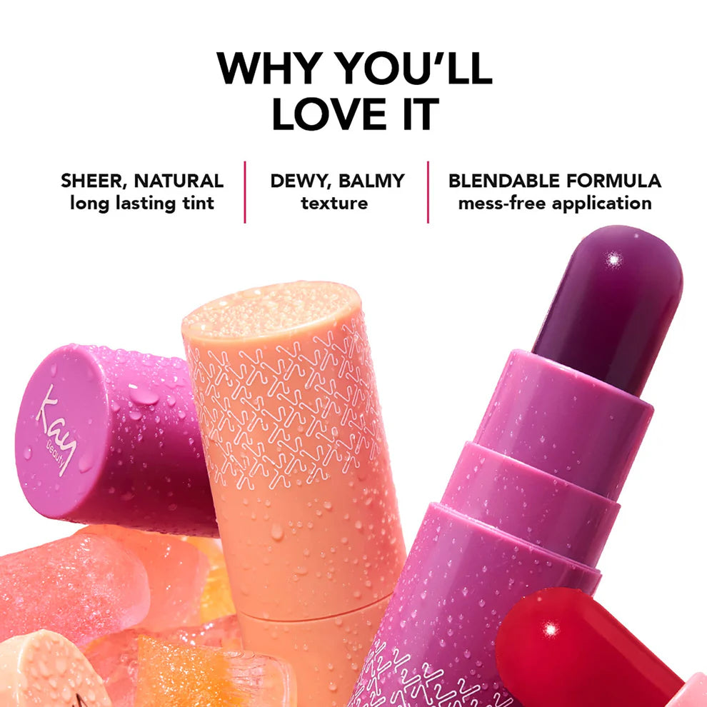 Kay Beauty Luminous Jelly Lip & Cheek Popsicle Wand Strawberry Crush
