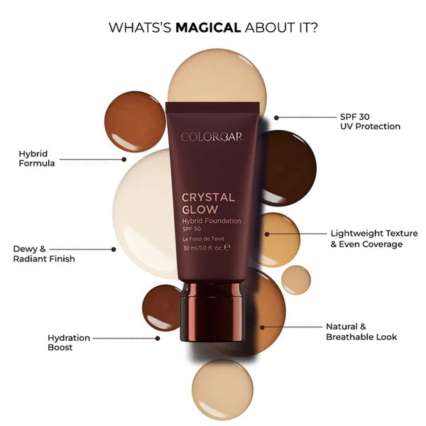 Colorbar Crystal Glow Hybrid Foundation spf 30