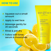 DOT & KEY Lime Rush Sports Face Wash