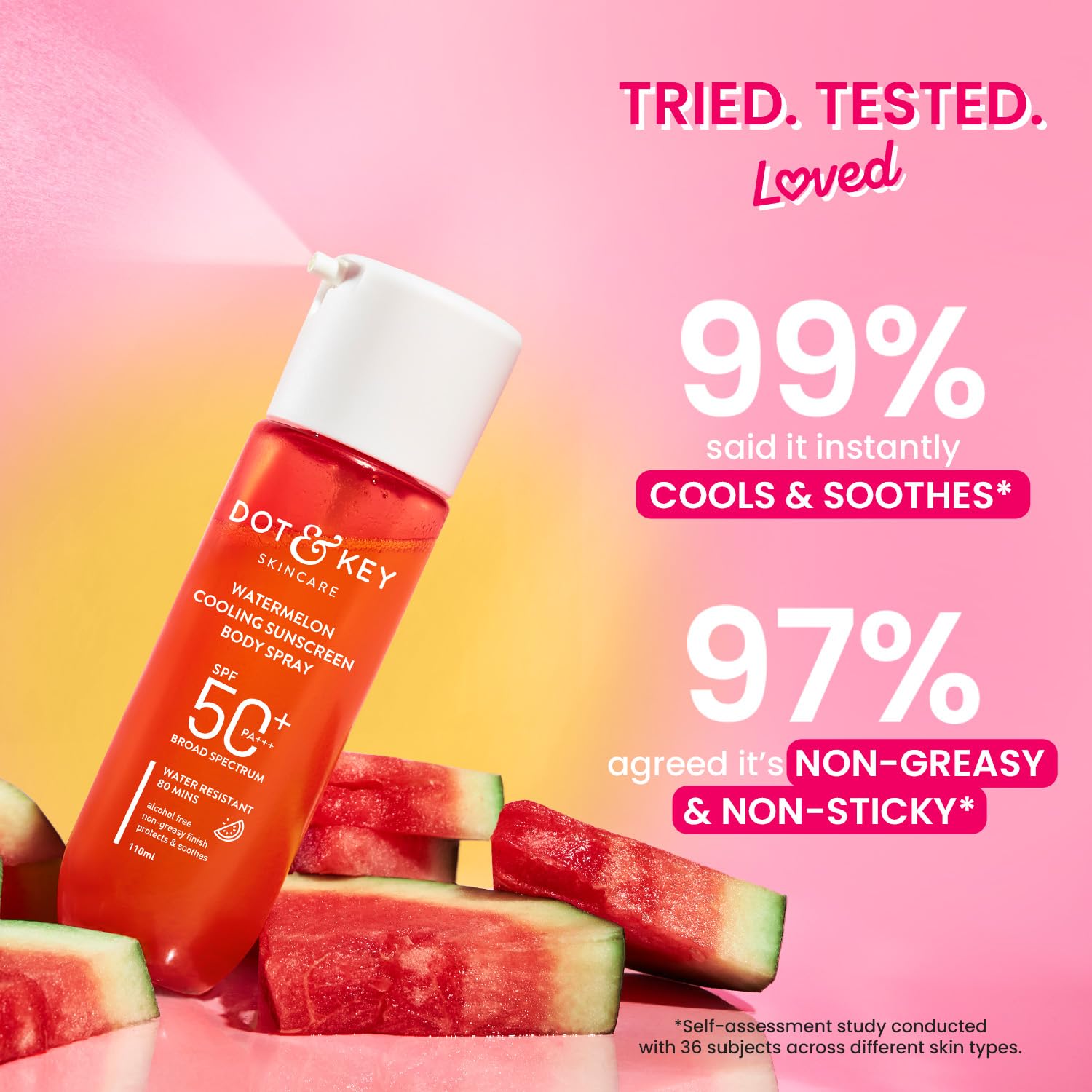 DOT & KEY Watermelon Cooling Sunscreen Body Spray