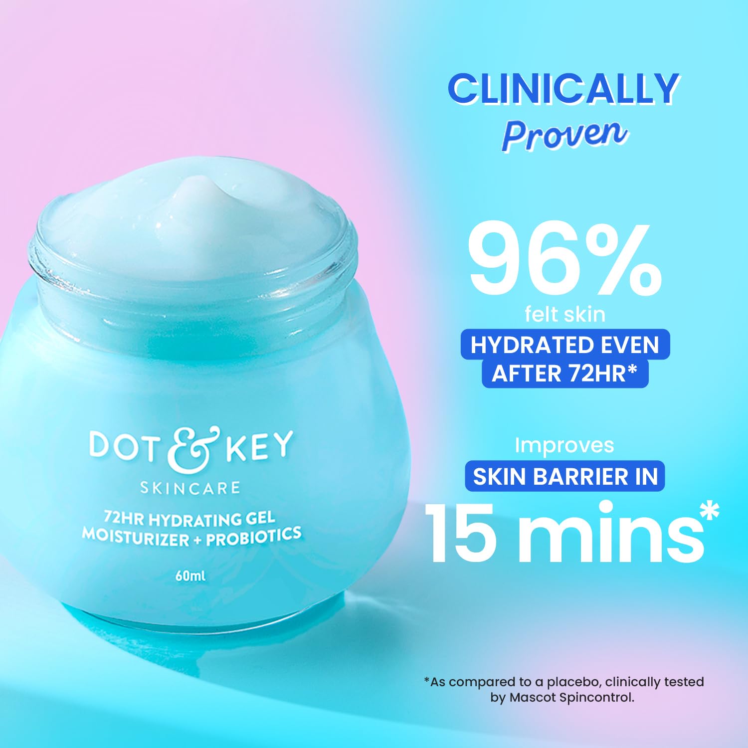 DOT & KEY 72Hr Hydrating Gel + Probiotics Moisturizer