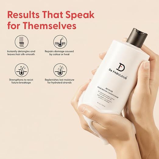De Fabulous Reviver | Repairs Dry & Frizzy Hair, Sulphate Free, pH Balanced, Hair Repair Treatment for All Hair Types.