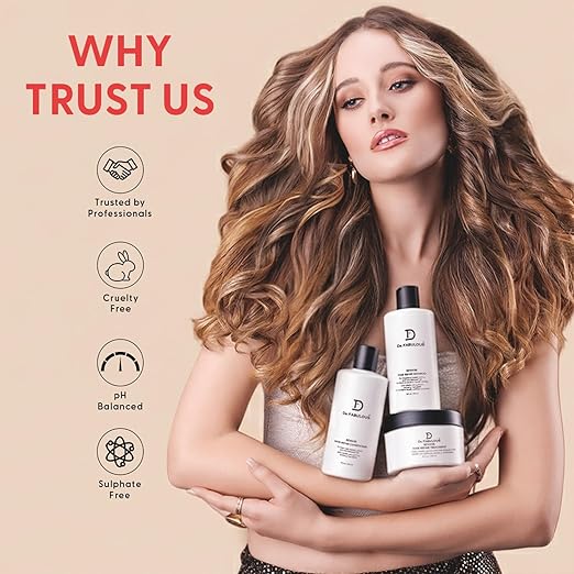 De Fabulous Reviver | Repairs Dry & Frizzy Hair, Sulphate Free, pH Balanced, Hair Repair Treatment for All Hair Types.