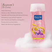 Disney Princess Rapunzel Shower Gel for Kids 250ml | Fruity Floral Scent | Vegan & Paraben Free | With Olive Oil & Aloe Vera | Gentle Formula