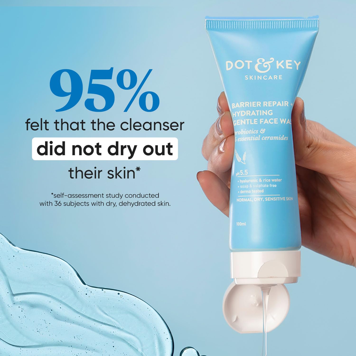 Dot & Key Barrier Repair + Hydrating Gentle Face Wash (100ml)