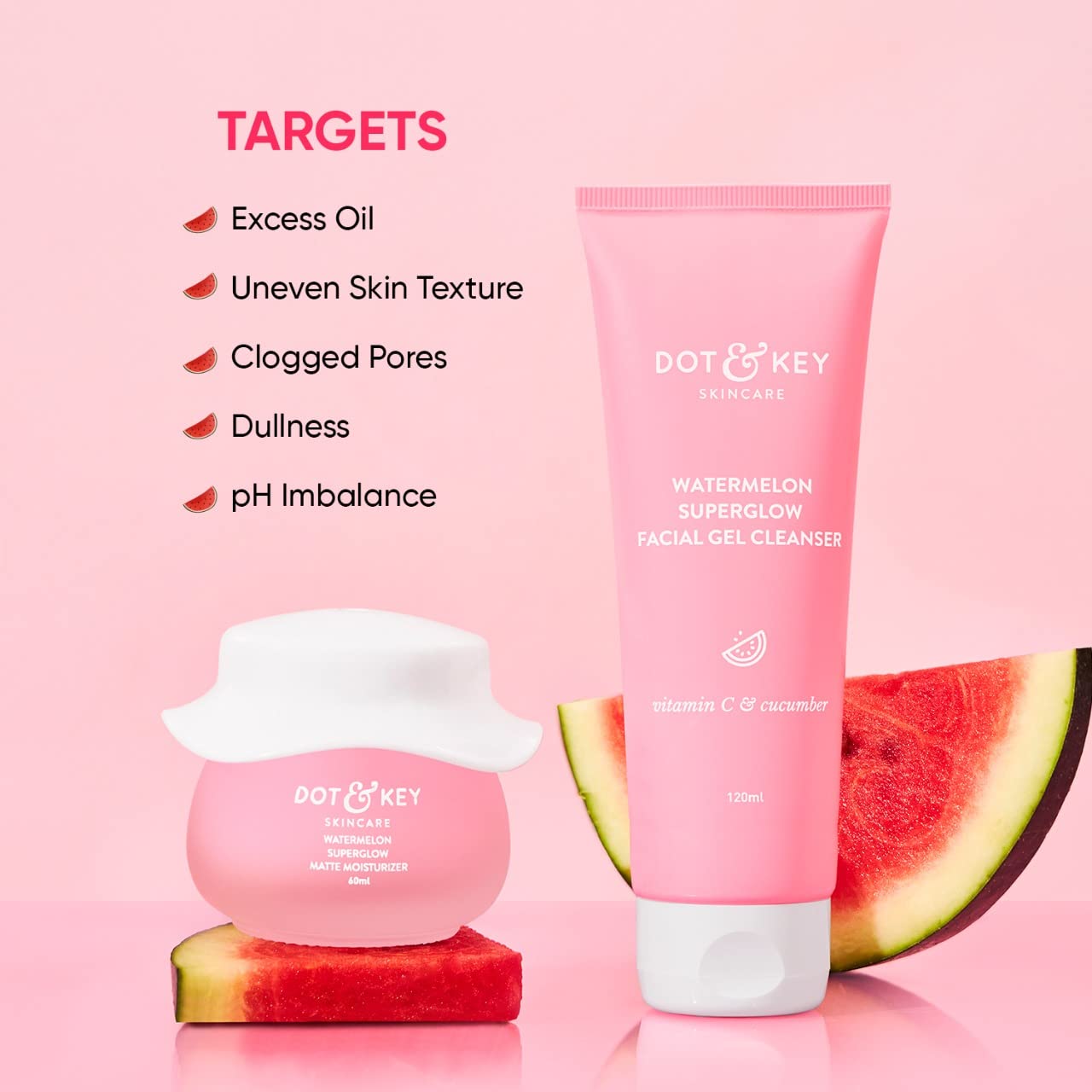Dot & Key Watermelon Super Glow Cleanser & Moisturizer Combo