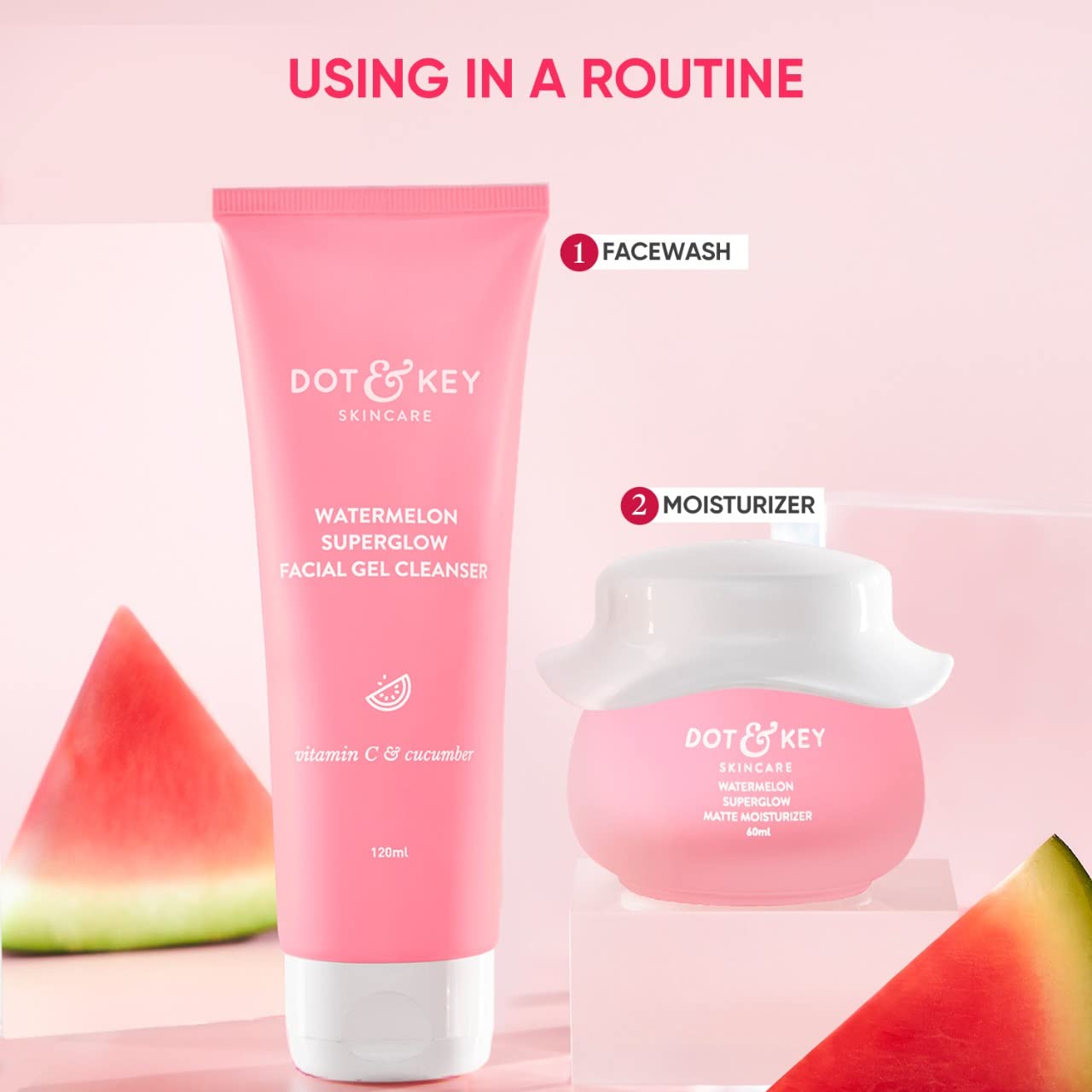 Dot & Key Watermelon Super Glow Cleanser & Moisturizer Combo