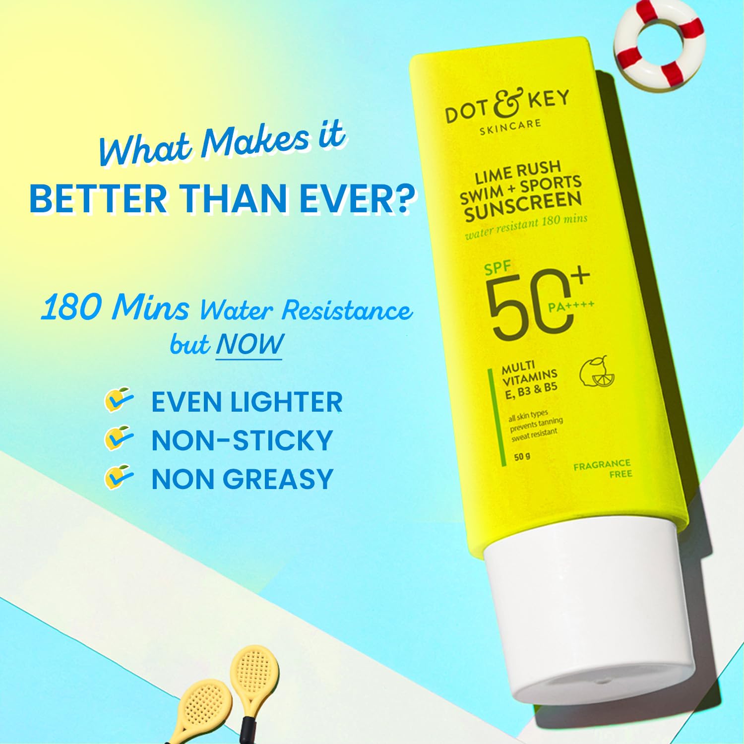 Dot & Key Lime Rush Swim + Sports Sunscreen
