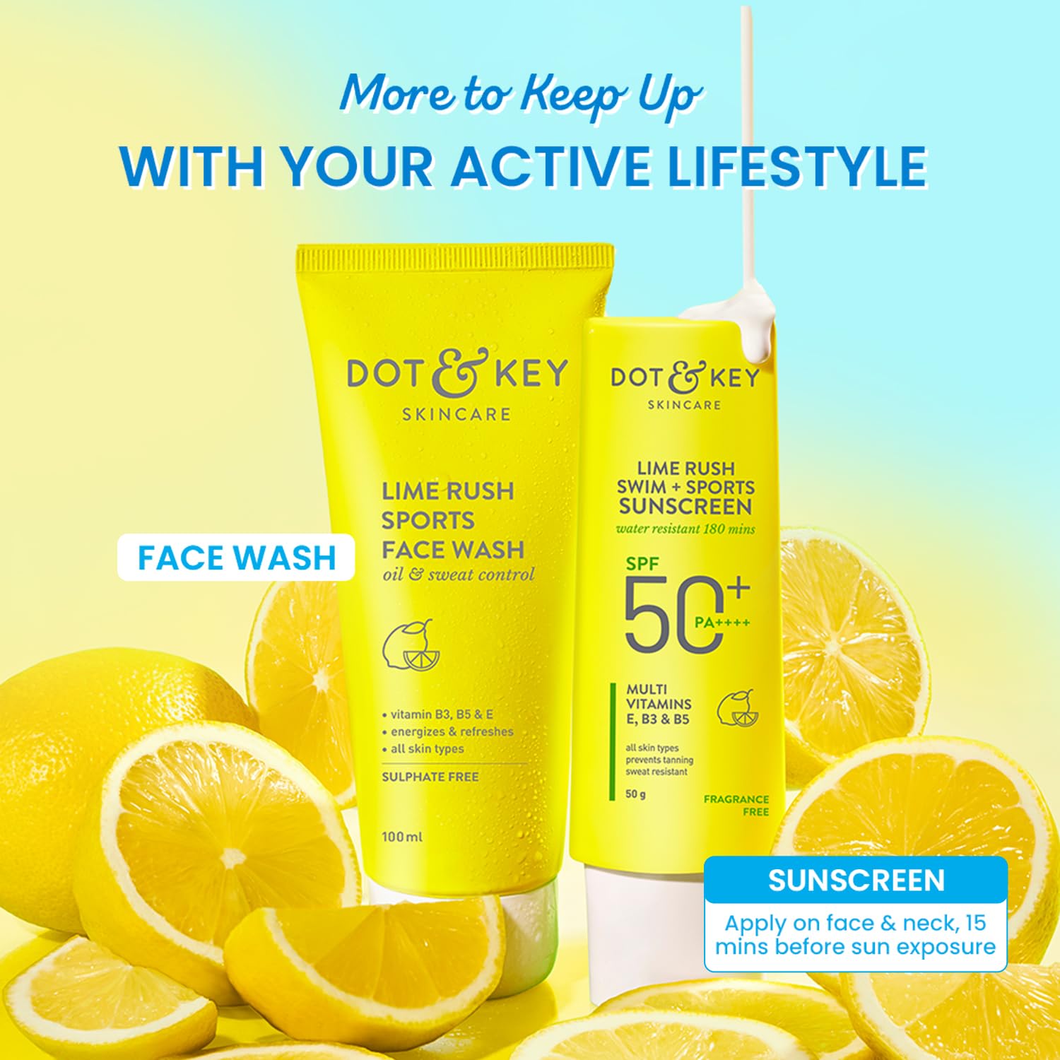 Dot & Key Lime Rush Swim + Sports Sunscreen
