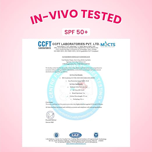 Dot & Key Meltie Lip Balm SPF 50+ In-Vivo Tested With 2% Kojic & Vitamin C