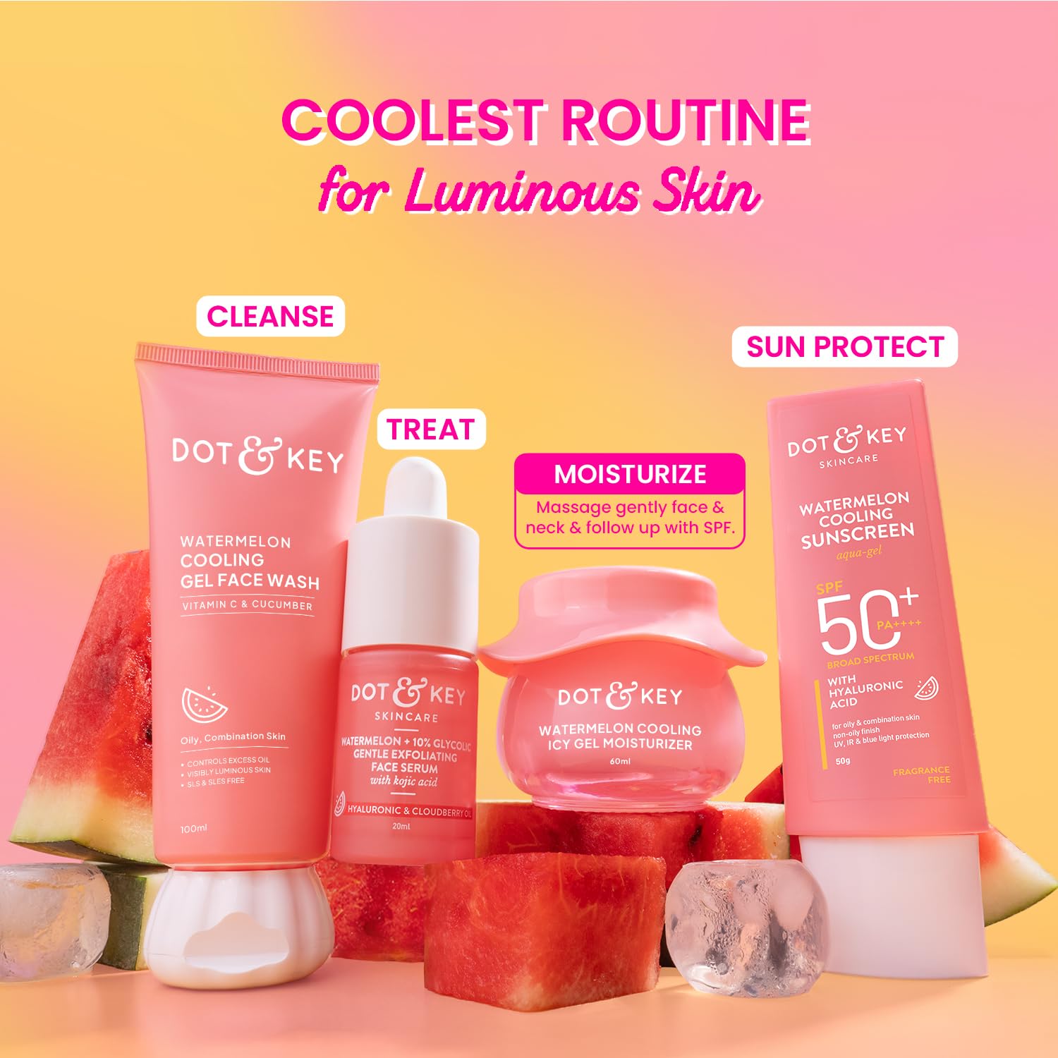 Dot & Key Watermelon Cooling Icy Gel Moisturizer (60ml)
