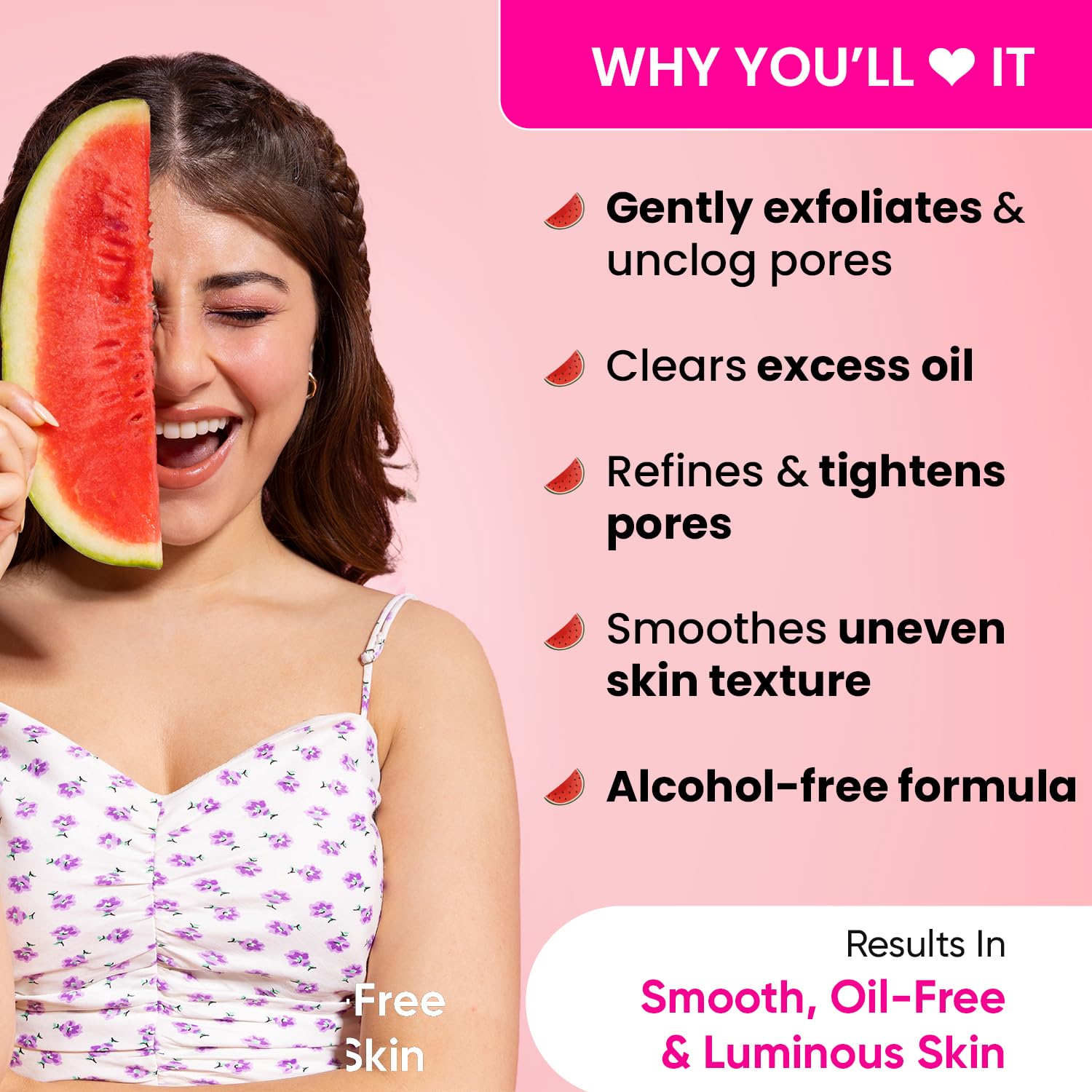 Dot & Key Watermelon Cooling Gel Face Wash With Vitamin C & Cucumber