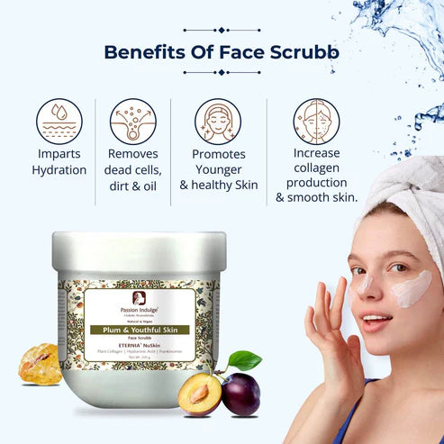Passion Indulge Eternia NuSkin Face Scrubb 200gm For Youthful Skin, Anti-Aging