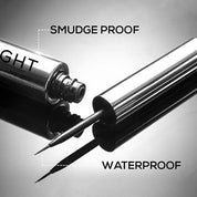 RENEE Midnight Matte Eyeliner, Darkest Black, Long Lasting, Smudge-Proof & Waterproof Formula, One-Swipe-Application with Intense Pigment, Enriched with Vitamin E, Camomile & Aloe Vera, 2.5ml