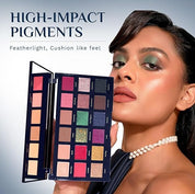Pilgrim Midnight in Paris 18-in-1 Multi-Textured Eyeshadow Palette