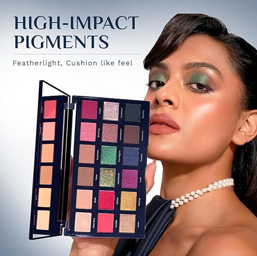 Pilgrim Midnight in Paris 18-in-1 Multi-Textured Eyeshadow Palette