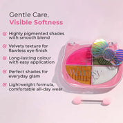 Whimsy Beauty Stardust Eyeshadow Palette for Kids and Pre-Teens | Glitter and Shimmer Shades with Smooth Blendable Texture | Eye Makeup Enriched | 4 to 16 Years | Organic and Natural | 10 g