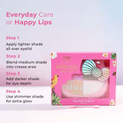 Whimsy Beauty Stardust Eyeshadow Palette for Kids and Pre-Teens | Glitter and Shimmer Shades with Smooth Blendable Texture | Eye Makeup Enriched | 4 to 16 Years | Organic and Natural | 10 g
