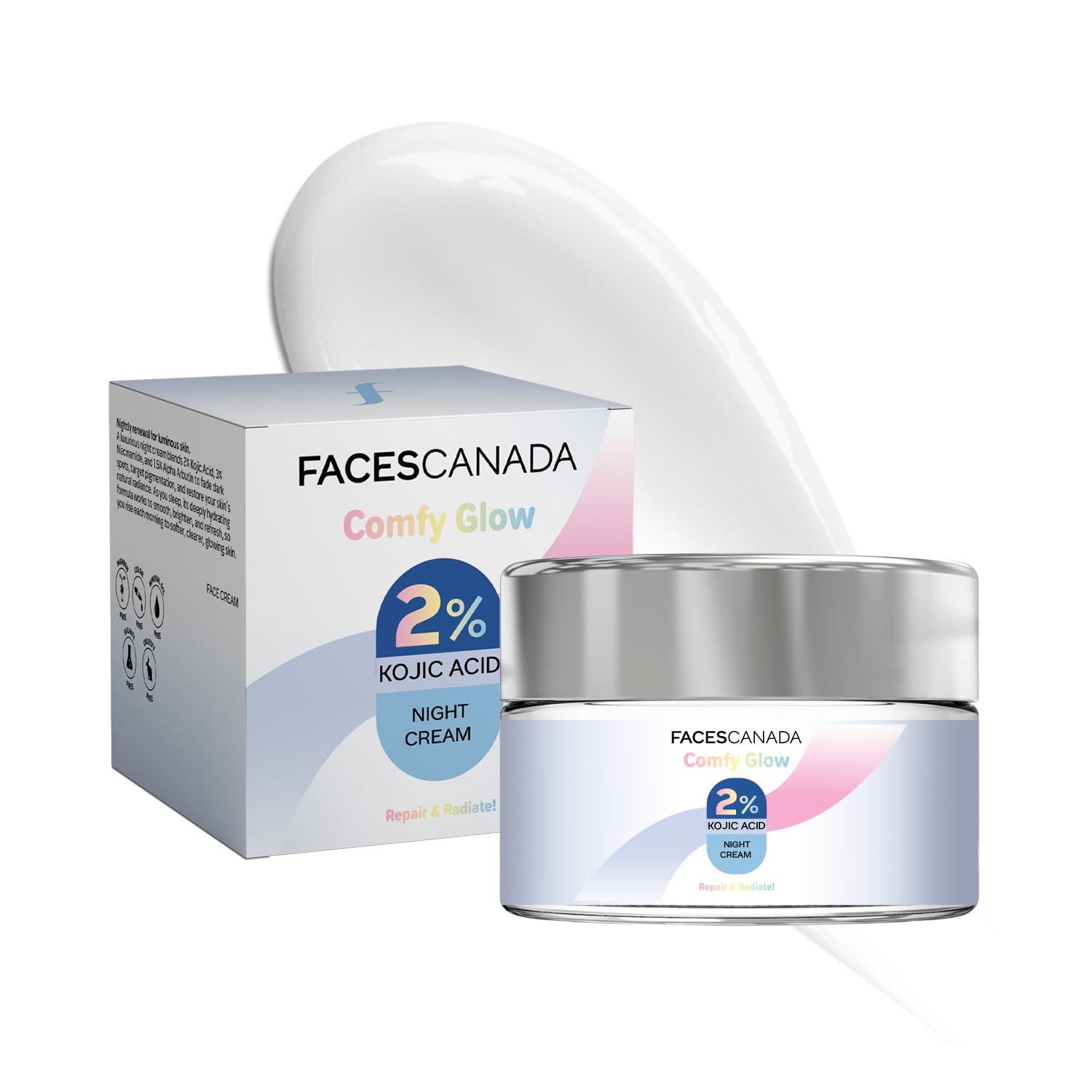 FACES CANADA 2% Kojic Acid Comfy Glow Night Cream
