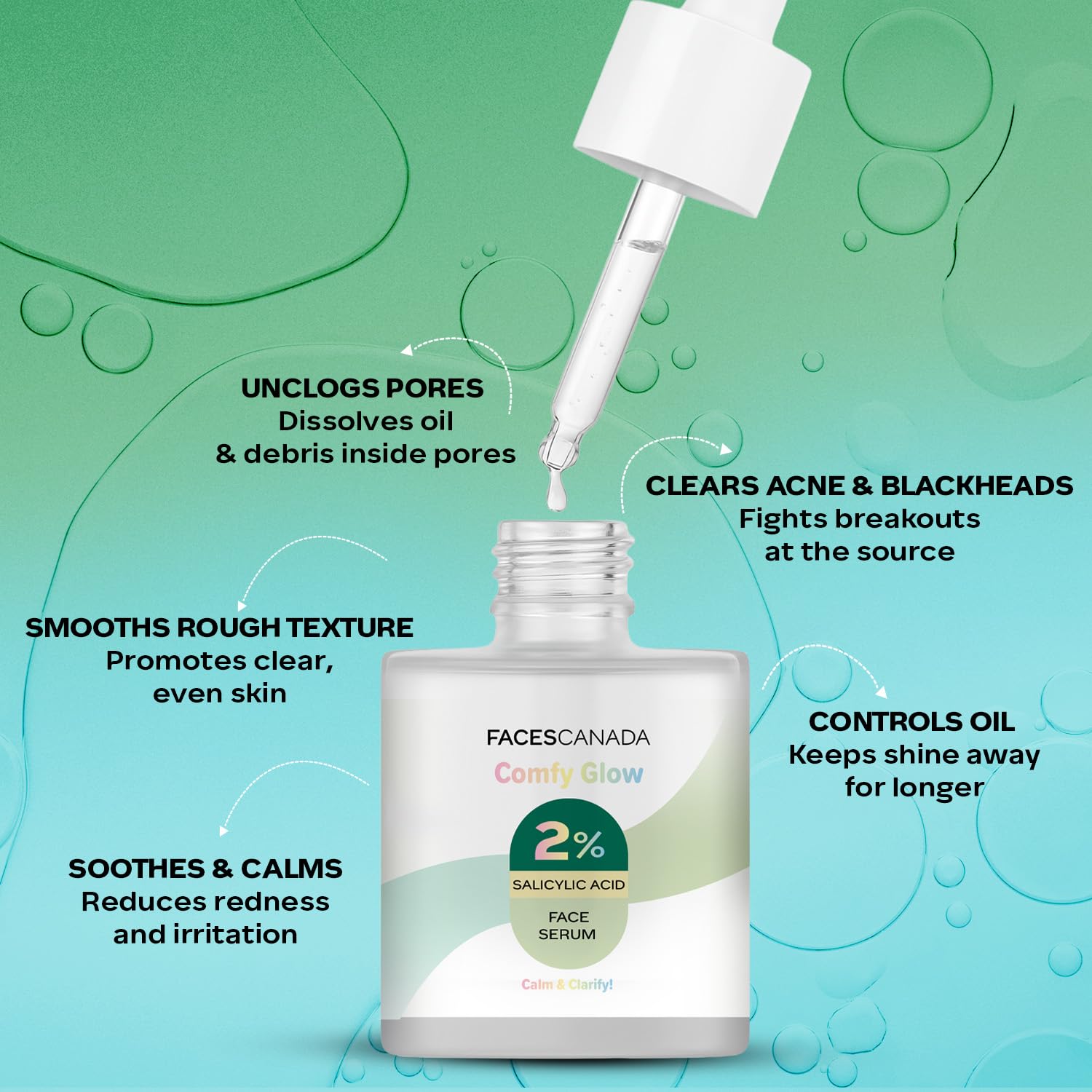 FACES CANADA Comfy Glow 2% Salicylic Acid Face Serum