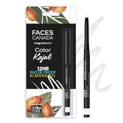 FACESCANADA Magneteyes Color Kajal Highly Pigmented Kohl | 12 Hr Long Stay | Matte Finish | Single Stroke Glide | Water Proof | Smudge Proof | Almond Oil Enriched