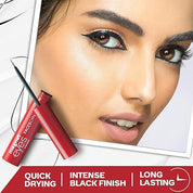 FACES CANADA Magneteyes Eyeliner - Black, 3.5ml | Intense Matte Finish | Quick Drying | 24HR Long Lasting | Fine Tip For Precise Smooth Application | Almond Oil Enriched | Waterproof | Smudgeproof