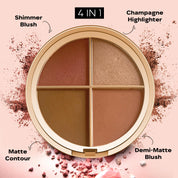 FACES CANADA Second Skin 4 in 1 Face Palette
