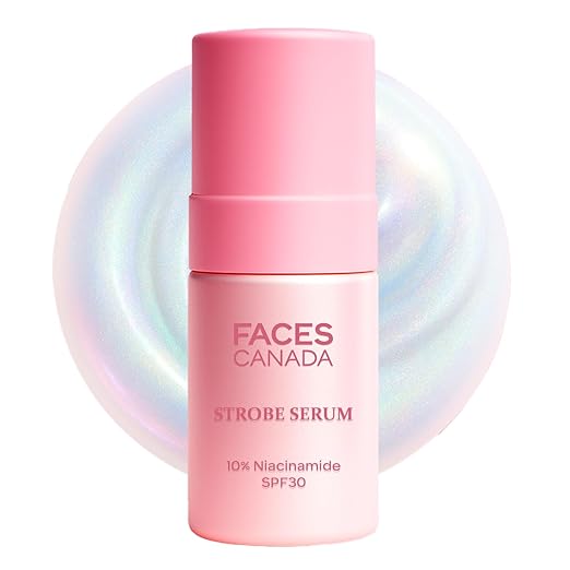 FACES CANADA Strobe Serum - 27ml | Brightening Serum + Strobe Cream + SPF 30 Sunscreen