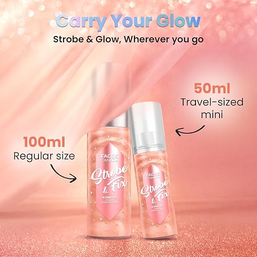 FACES CANADA Ultime Pro Strobe Makeup Fixer Mini - Rose Gold