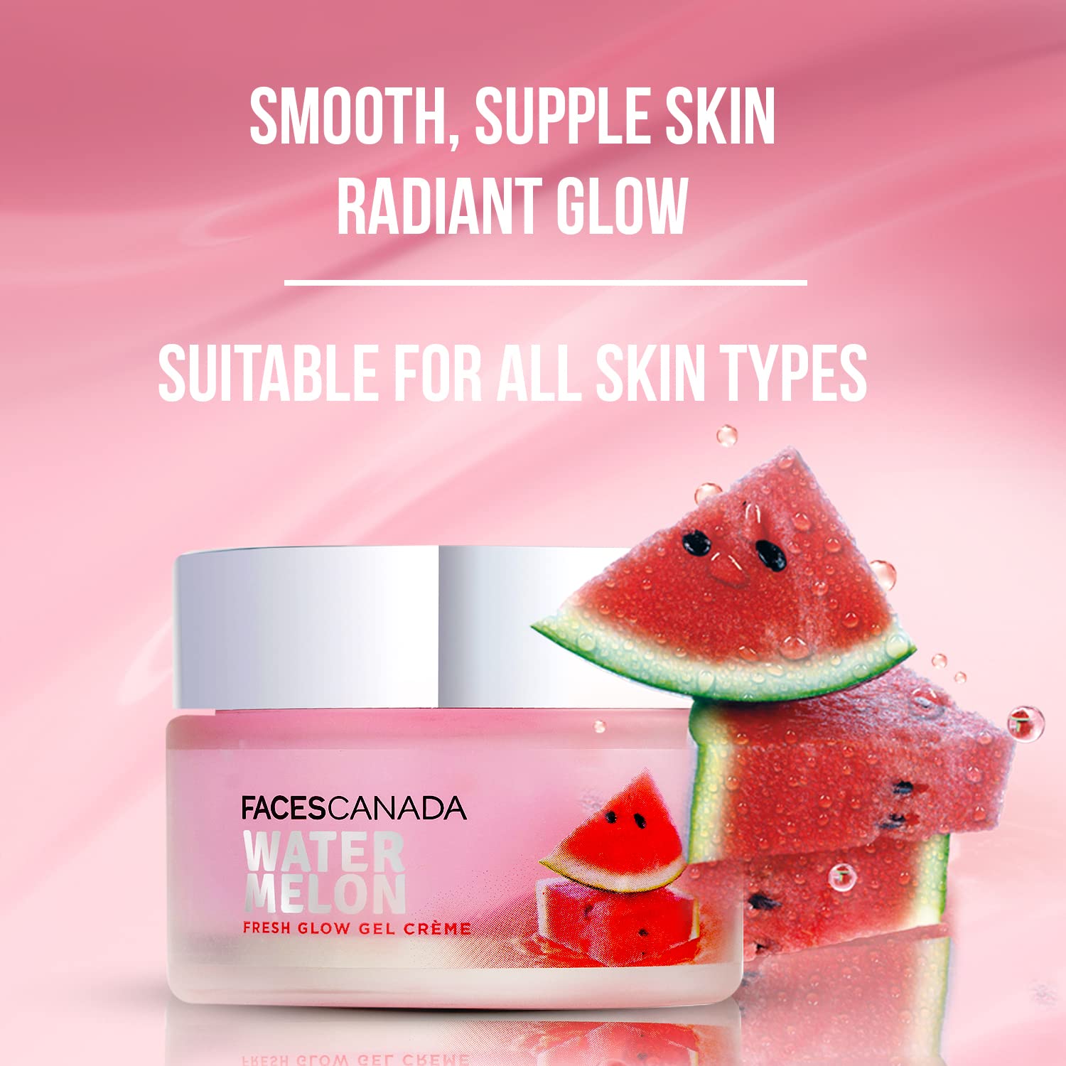 FACESCANADA Watermelon Fresh Glow Gel Creme, 50g