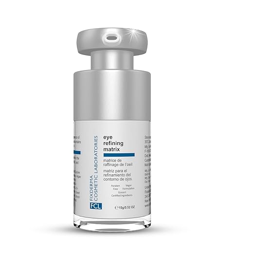 FCL Eye Refining Matrix Under Eye Gel For Dark Circles, Puffiness & Fine Lines with Vitamin C & Hyaluronic Acid | Eye Serum for Dark Circles | For Women & Men Skin Care - 15 gm