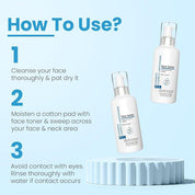 FCL Face Toner, minimizes enlarged pores, exfoliates impurities, refreshes the skin, reduces inflammation, controls oil production, imparts glowing skin, suitable for all skin types, 100ml