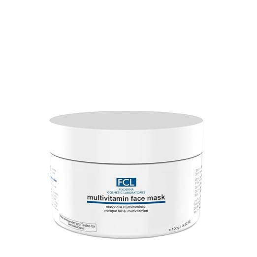 FIXDERMA COSMETIC LABORATORIES Multivitamin Face Mask Enriched With Vitamins | Improves Skin Texture & Dullness | Nourishing Face Mask | Youthful Glowing Skin| Paraben And Sulphate Free - 100gm