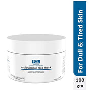 FIXDERMA COSMETIC LABORATORIES Multivitamin Face Mask Enriched With Vitamins | Improves Skin Texture & Dullness | Nourishing Face Mask | Youthful Glowing Skin| Paraben And Sulphate Free - 100gm