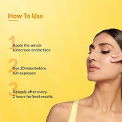 FIXDERMA Shadow Invisible Serum Sunscreen SPF 50+ PA+++|Ultra Lightweight Transparent Sunscreen with Vitamin C & Hyaluronic Acid|No White Cast|For All Skin Types|For Men & Women|Airless Pump 30 ML
