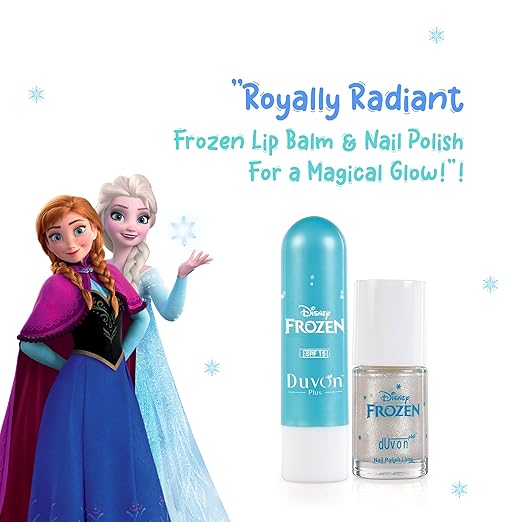 Plus x Disney Frozen Lip Balm & Nail Polish | Sparkling Beauty Duo