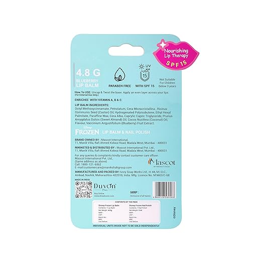 Plus x Disney Frozen Lip Balm & Nail Polish | Sparkling Beauty Duo
