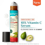 Pilgrim 10% Vitamin C Face Serum Roll On for Bright & Glowing Skin 25 ML