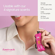 Fastrack Discovery Perfume for Women | Best for travel & for gift | 8 ml x 4 Premium Scents- Girl Boss, Lush, Celeb & Wander | Fresh & Woody | 32 ml
