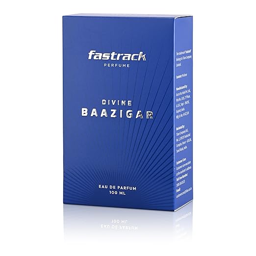 Fastrack X DIVINE Baazigar |Perfume for Unisex | 100 ml EDP |Long lasting Smell | Fresh Aqua scent for Unisex | Best gift for Men & Women | Celeb Perfume