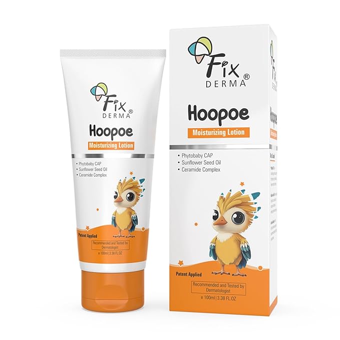 Fixderma Hoopoe Baby Anti-Itch Lotion 100ml | Soothing & Irritated Skin | Gentle, Hypoallergenic & Safe for Babies