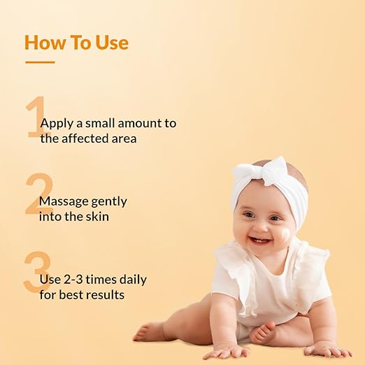 Fixderma Hoopoe Baby Anti-Rash Face Cream 50gm | Gentle Relief for Rashes & Irritated Skin | Hypoallergenic & Soothing Formula