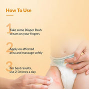 Fixderma Hoopoe Diaper Rash Cream for baby with Zinc Oxide & Panthenol | Prevent Rashes, Redness & Irritation | Baby Rash Cream | Dermatologist Tested (50G)