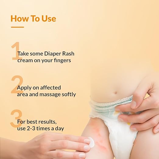 Fixderma Hoopoe Diaper Rash Cream for baby with Zinc Oxide & Panthenol | Prevent Rashes, Redness & Irritation | Baby Rash Cream | Dermatologist Tested (50G)