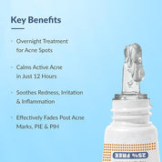 Fixderma Salyzap 2% Salicylic Acid Acne Spot Corrector Gel with 2% Niacinamide Acid & 1% Aczero | Reduce Active Acne & Redness | Fades Dark Spots & Blemishes | Pimple Remover For Men & Women - 20g