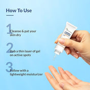 Fixderma Salyzap 2% Salicylic Acid Acne Spot Corrector Gel with 2% Niacinamide Acid & 1% Aczero | Reduce Active Acne & Redness | Fades Dark Spots & Blemishes | Pimple Remover For Men & Women - 20g