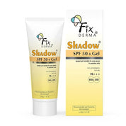 Fixderma Shadow Sunscreen SPF 50+ Gel for Oily Skin | Sunscreen for Body & Face | Broad Spectrum Protection from UVA & UVB | For Women & Men | Non Greasy & Water Resistant - 40gm