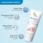 Fixderma Skarfix -TX Face Cleanser with Tranexamic Acid, Kojic Acid & Niacinamide | Kojic Acid Face Wash | Pigmentation Face Wash for All Skin Types - 75gm